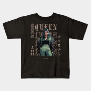 Anime Mafia Girl | QUEEN Kids T-Shirt